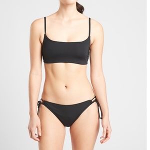 Athleta Scoop Bikini Top A-C Black Medium
